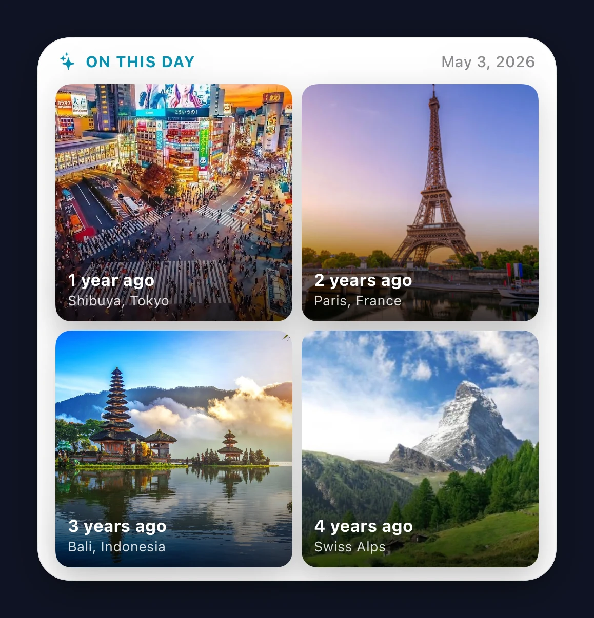 On This Day large widget
